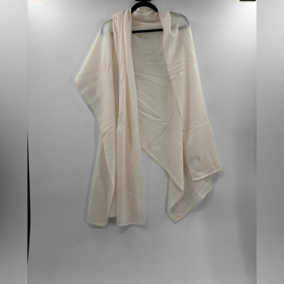 J.Crew Oversized cashmere wrap Ivory - Picture 6 of 8
